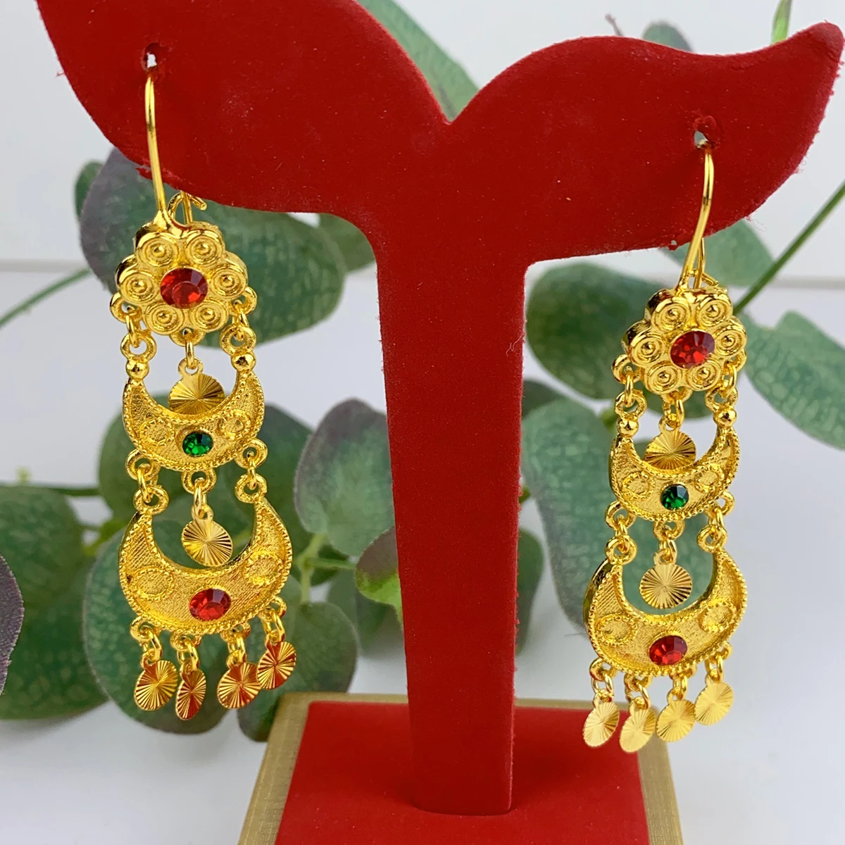 Indian Drop Dangle Earrings Je - Women Accessories Dubai review and price