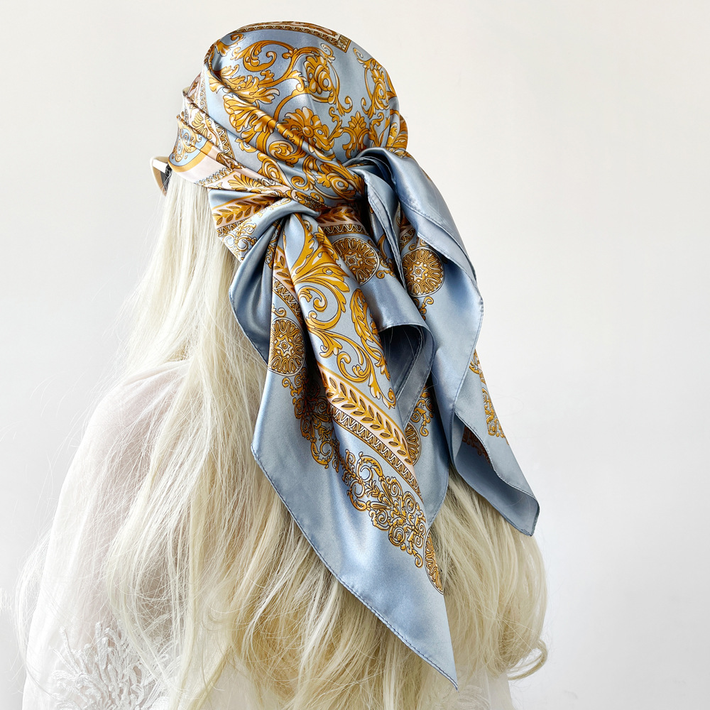 Silk Shawl Satin Square Scarf  - Silk Scarf Square review and price
