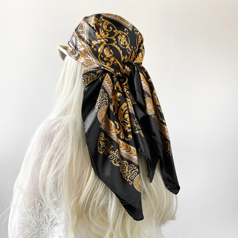 Silk Shawl Satin Square Scarf  - Silk Scarf Square review and price