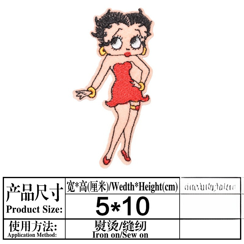 Betty Boop Patch High Color Va - Women'S Accessories Clothing review and price