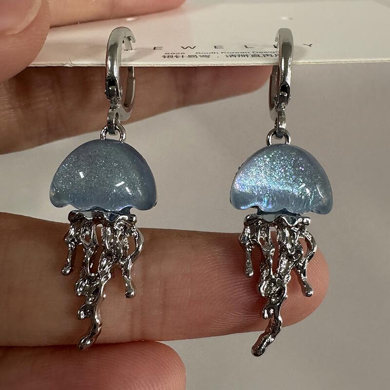Cute Blue Jellyfish Ocean Pend - Women'S Emo Accessories review and price