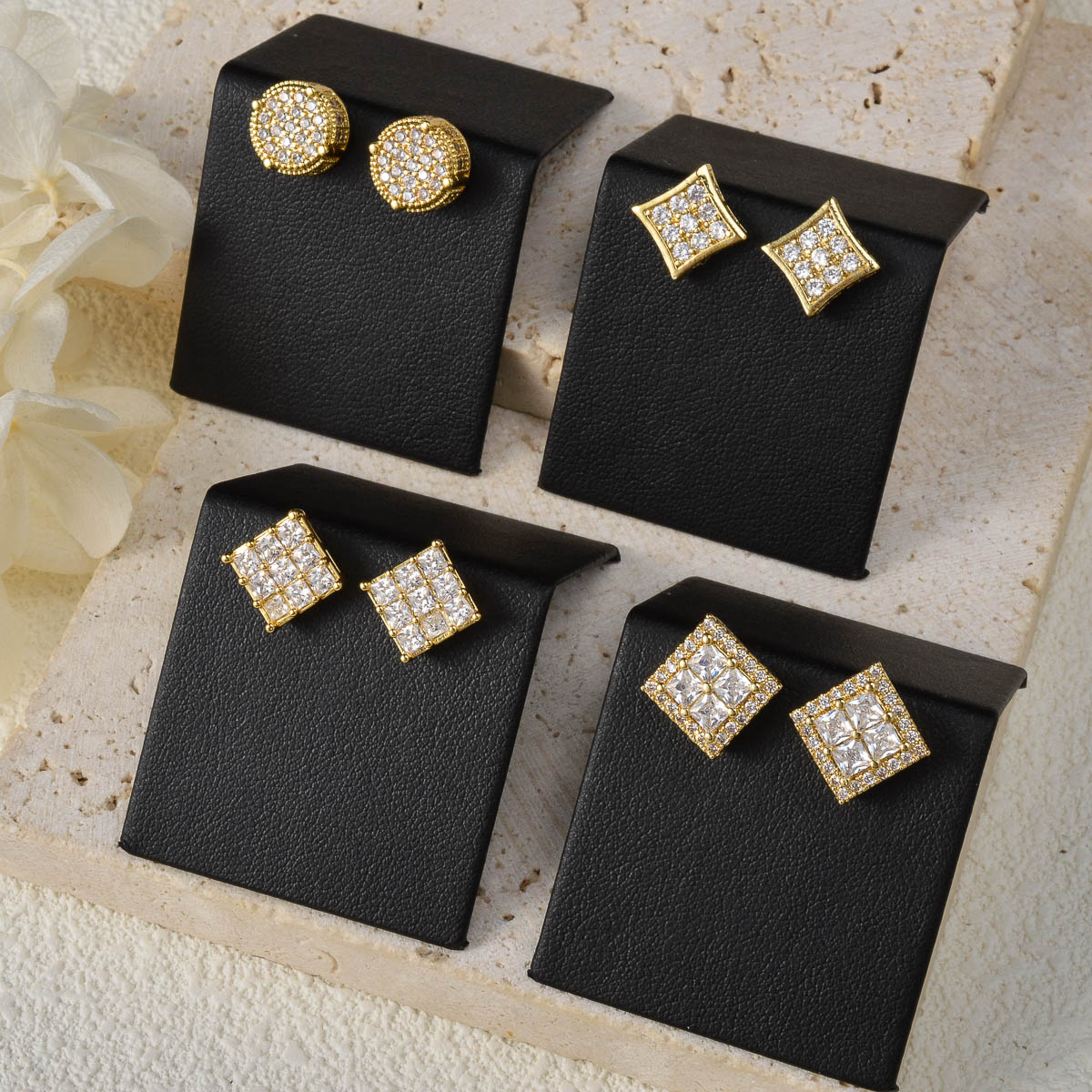Diana Baby Gold Color Earrings - Women Accessories Dubai review and price