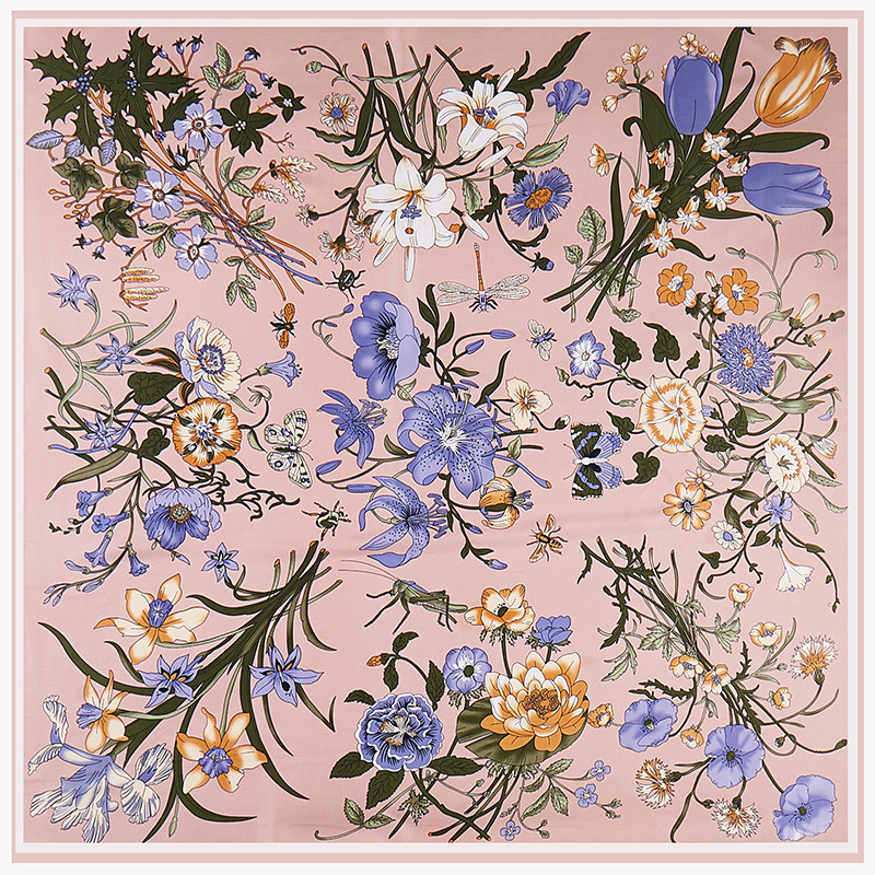 POBING Twill Silk Scarf Women  - Silk Scarf Square review and price