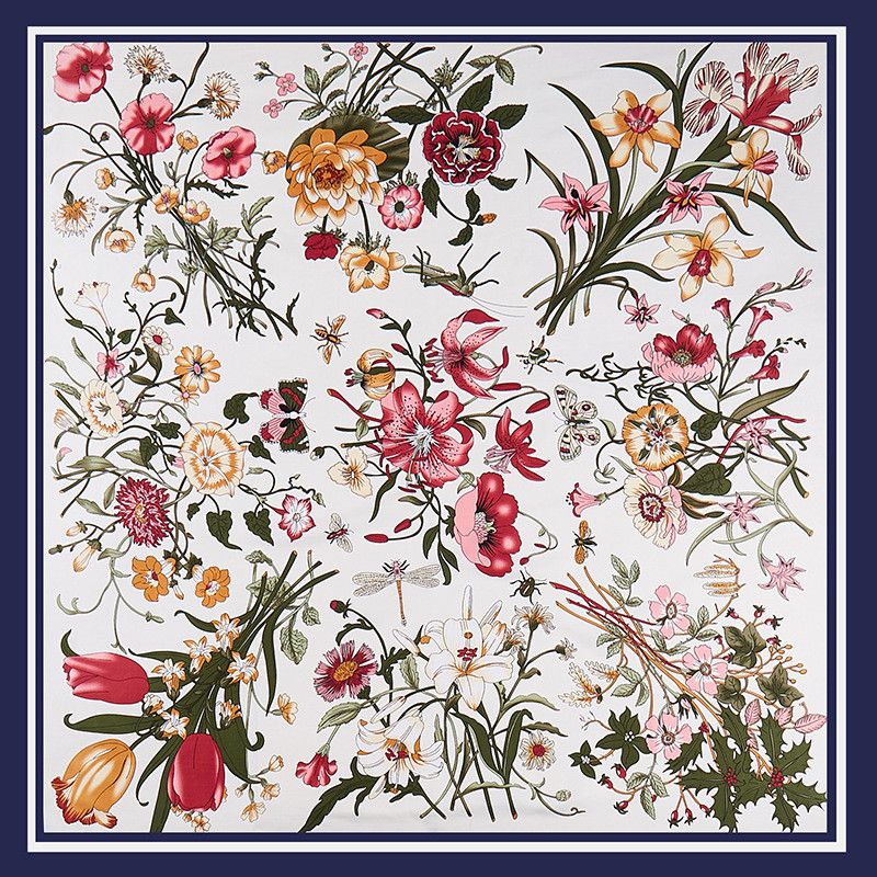 POBING Twill Silk Scarf Women  - Silk Scarf Square review and price