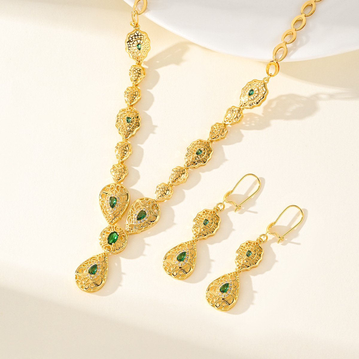 9999 Gold Drip Set - Middle Ea - Women Accessories Dubai review and price
