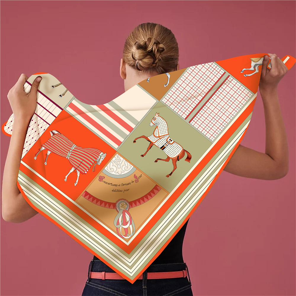 New Design Fashion Printed Sil - Silk Scarf Square review and price