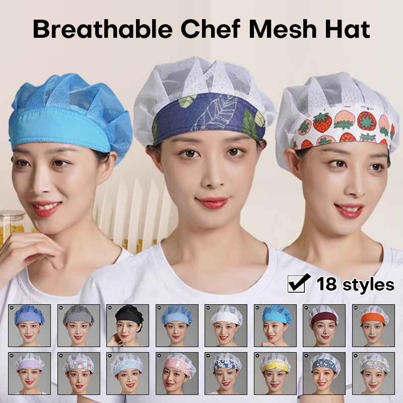 Men Women Chef Hat Dustproof C - Women Kitchen Accessories review and price