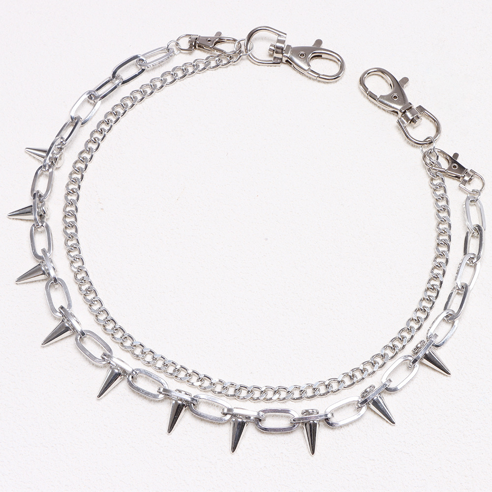 Punk Metal Rivets Pants Chains - Women'S Emo Accessories review and price