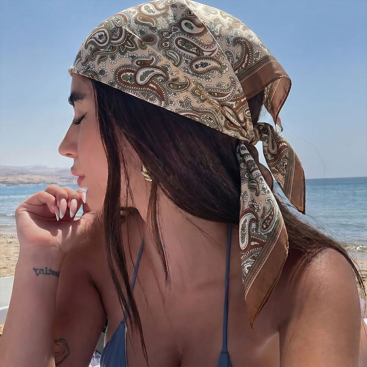 New Design Fashion Square Silk - Silk Scarf Square review and price