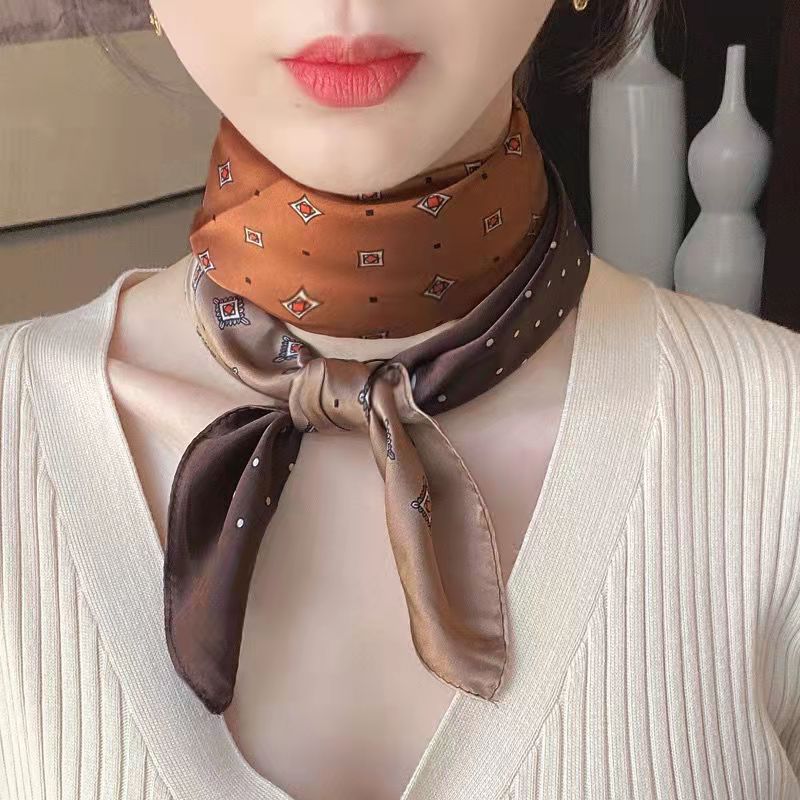 New Fashion Zebra Printed Squa - Silk Scarf Square review and price