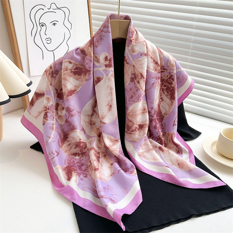 Retro 90cm Printed Large Squar - Silk Scarf Square review and price