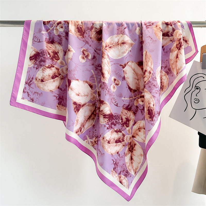 Retro 90cm Printed Large Squar - Silk Scarf Square review and price