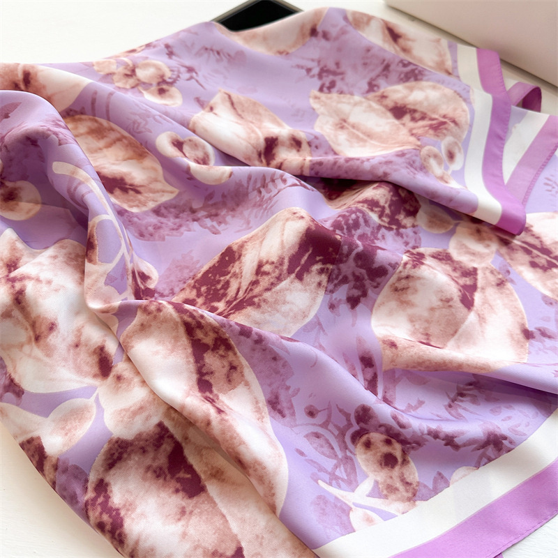 Retro 90cm Printed Large Squar - Silk Scarf Square review and price