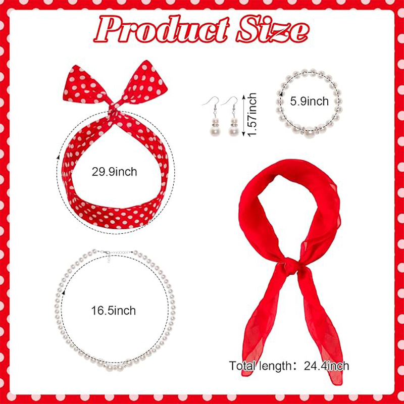 7PCS 1950s Costume Accessories - Women'S Accessories In The 1950S review and price
