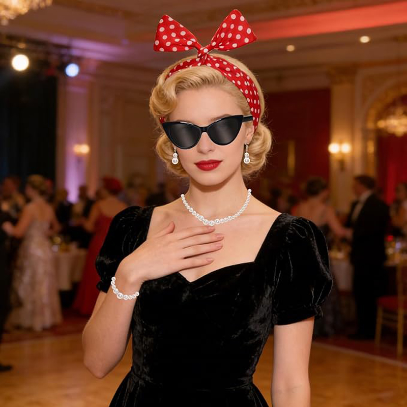 7PCS 1950s Costume Accessories - Women'S Accessories In The 1950S review and price